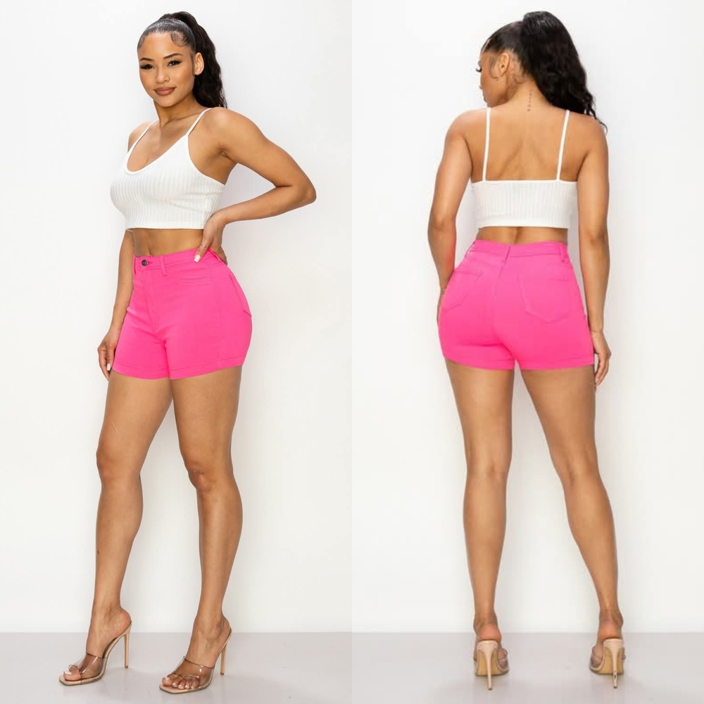 Neon Pink Women's Shorts